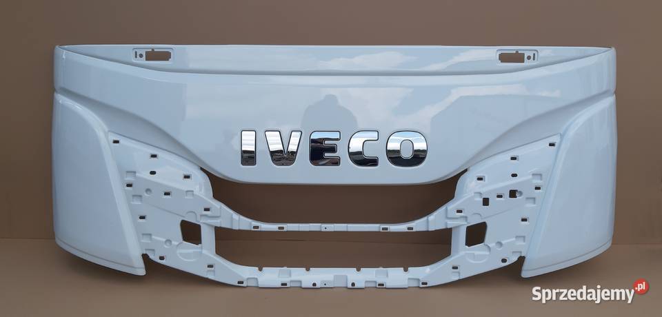 IVECO TWAY MASKA ATRAPA PRZÓD ORYGINAŁ EMBLEMAT Bieleń