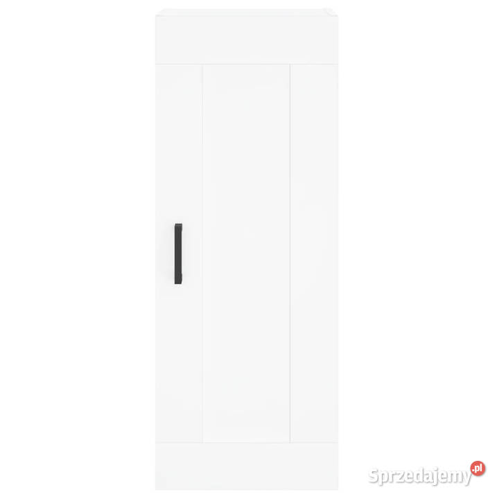 Wysoka szafka biała 345x34x180 materiał Warszawa