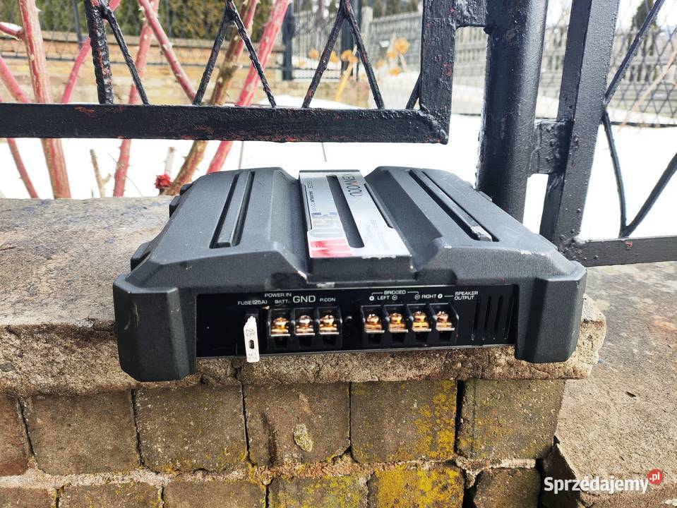 Wzmacniacz samochodowy 2 kanałowy Kenwood śląskie Niegowonice