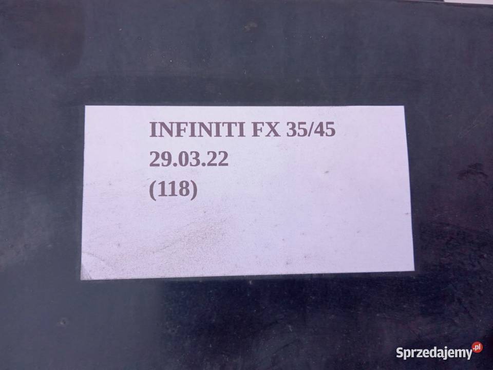 BELKA WZMOCNIENIE ZDERZAKA PRZÓD INFINITI FX35 wielkopolskie Nowy Tomyśl