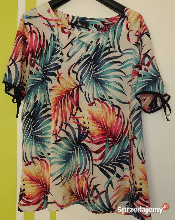 XL Delikatna kolorowa bluzka Butik Gliwice