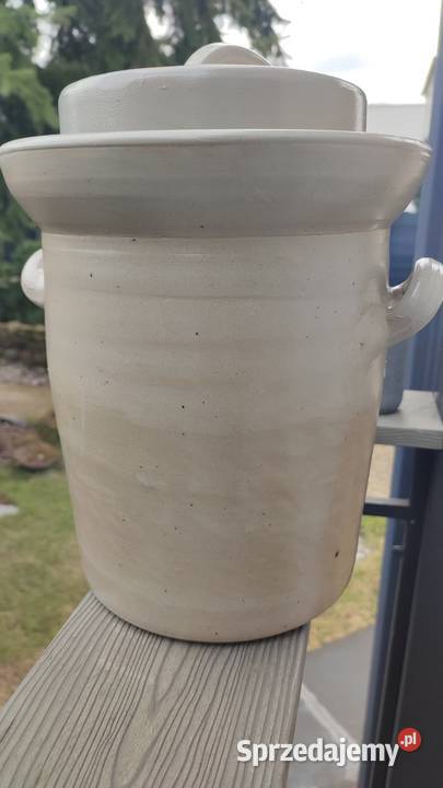 Garnek ceramiczny do kiszenia z pokrywką i Bydgoszcz