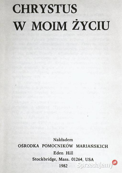 Chrystus w moim życiu ks Stanisław Klimaszewski Chełm