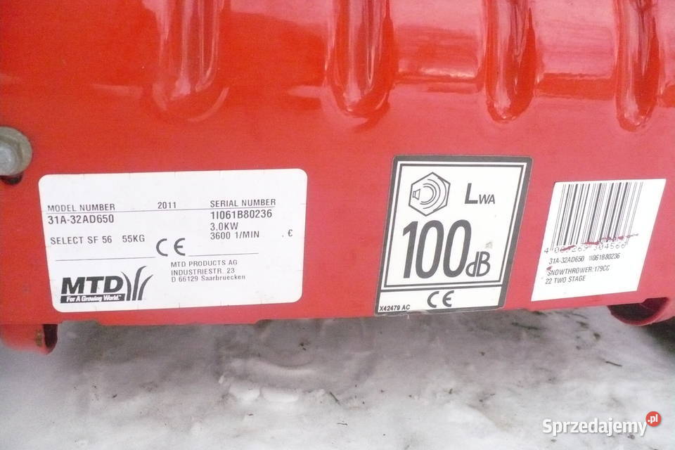 Odśnieżarka do śniegu Lubartów