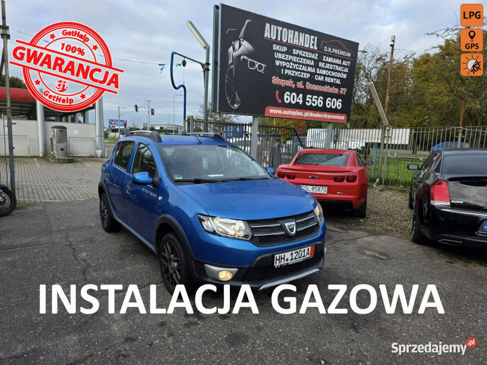 Dacia Sandero Stepway 09 TCE LPG 90 Klimatyzacja gniazdo AUX Motoryzacja Słupsk