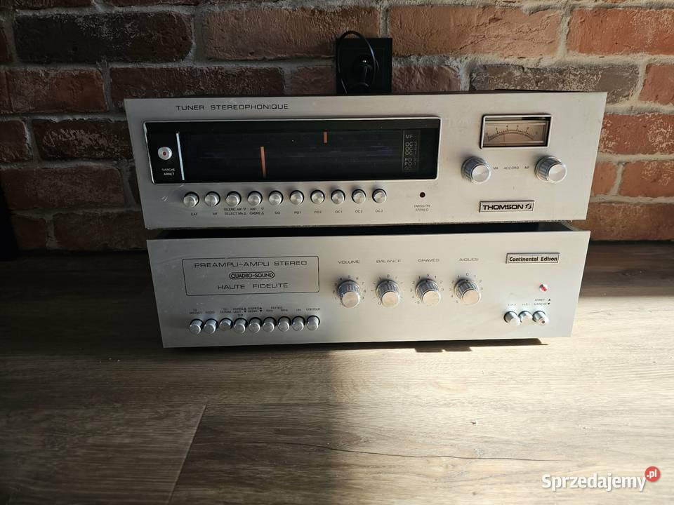 Wzmacniacz Unitra PA 9703 tuner T 117 export mazowieckie