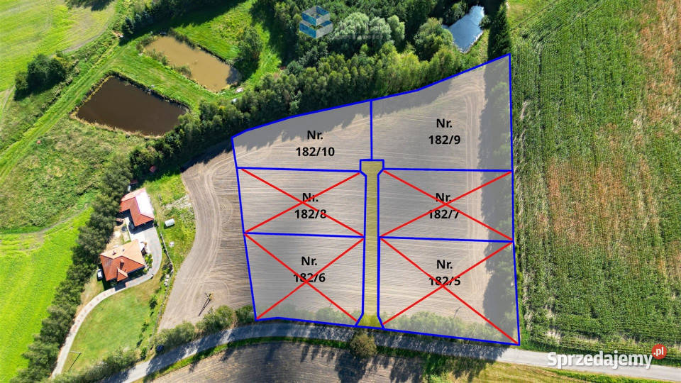 Grunt sprzedam 1337m2 Franciszkowo