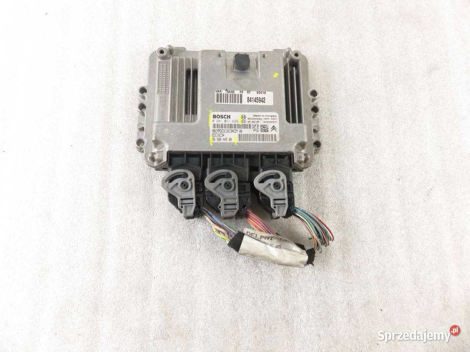 STEROWNIK PEUGEOT 307 16 HDi 0281011629