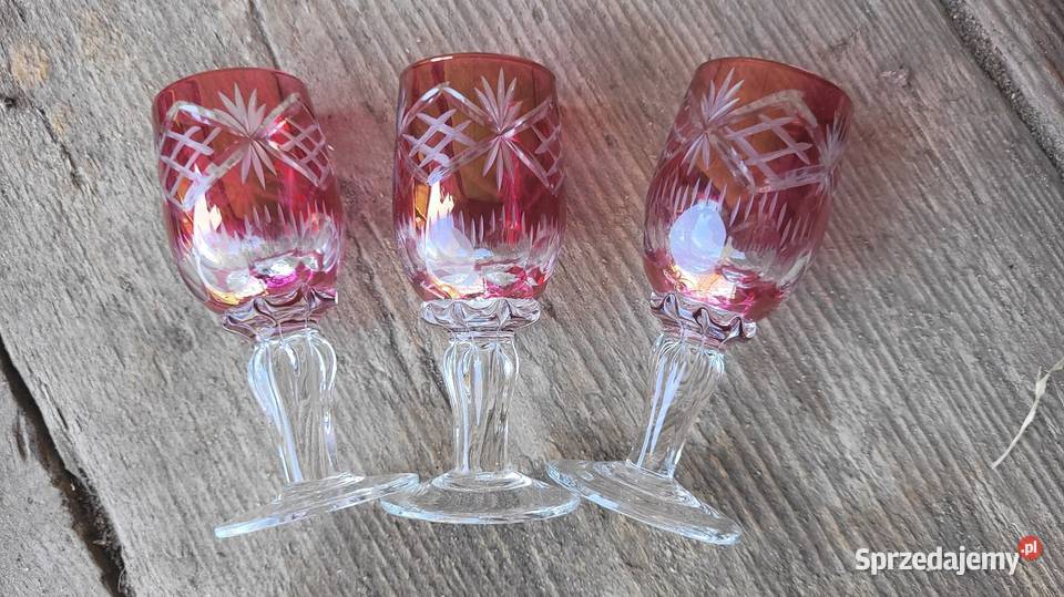 Kieliszki 3 szkło