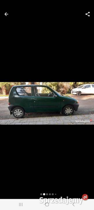 Fiat Seicento 80 przebiegu zielony Łódź