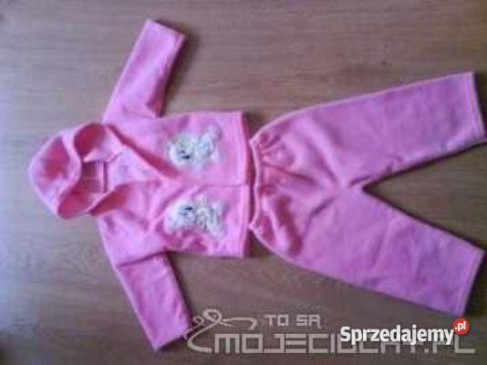 ciepły komplecik dziewczęcy dziewczynka Kielce
