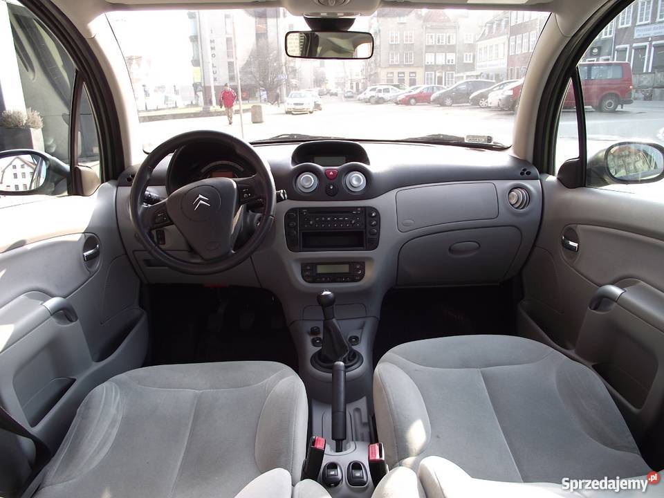 CITROEN C3 14 HDI Exclusive SOLAR welur 2005 pry elektryczne lusterka Citroen Chmielno