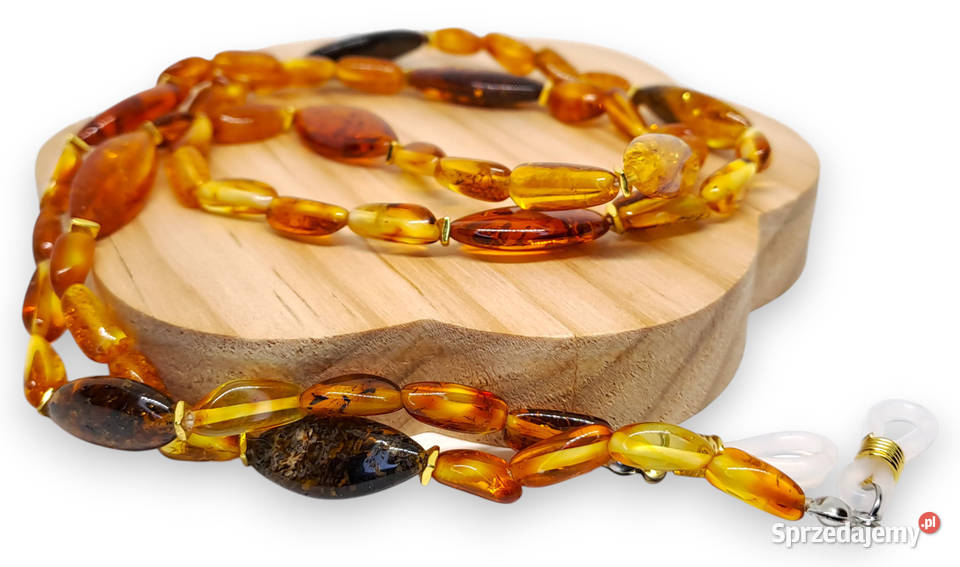 Sznurek do okularów z bursztynu BURSZTYN Warszawa sprzedam