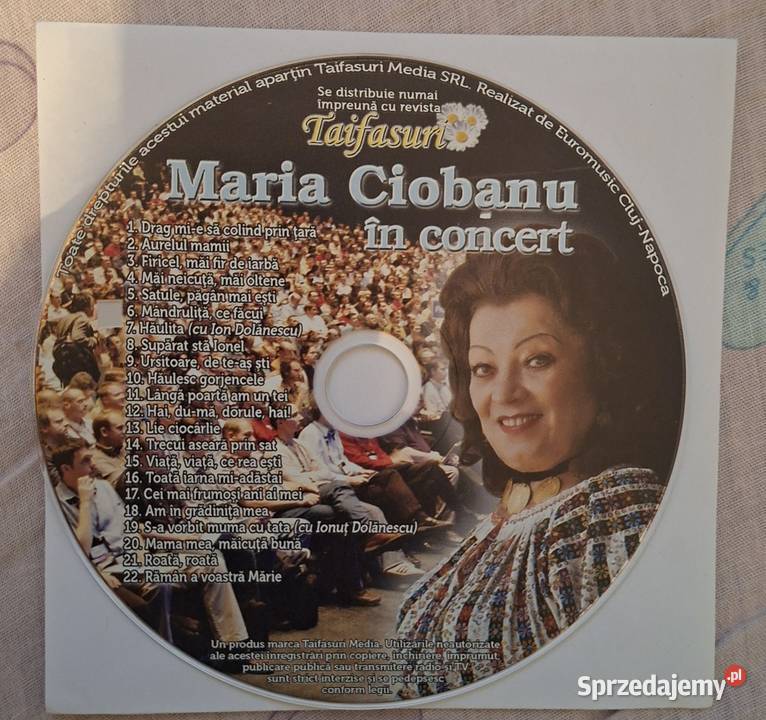 CD Maria Ciobanu in concert CD sprzedam