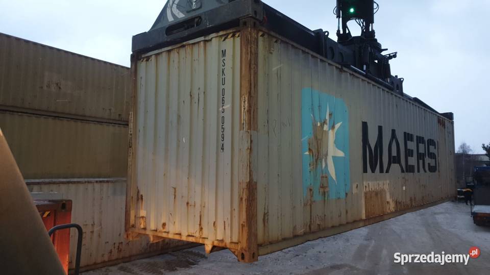 Kontener morski kontener magazynowy 40hc wielkopolskie
