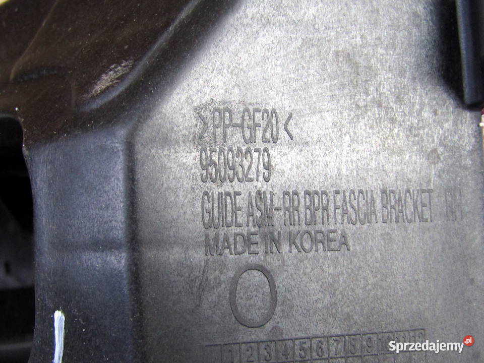 ŚLIZG ZDERZAKA TYLNEGO LEWYPRAWY OPEL MOKKA IX Rok produkcji 2012 Mysłaków