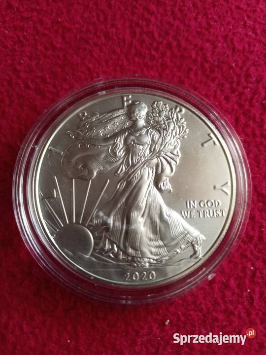 Srebrny amerykański orzeł 2016 10 sztuk Kolekcje sprzedam