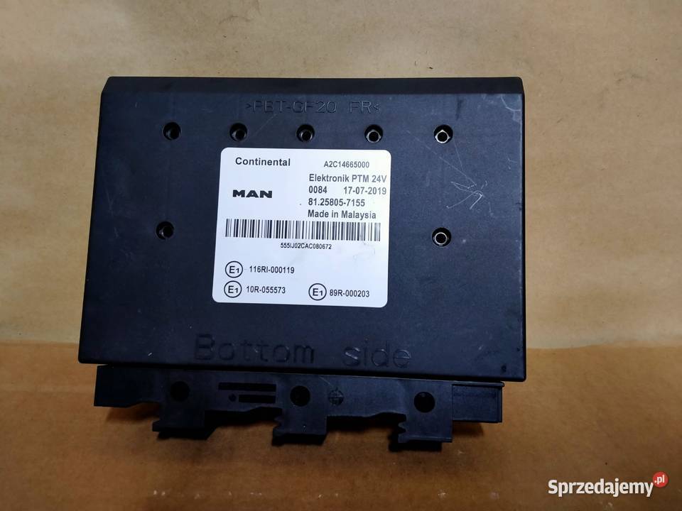 MAN TGX TGS EURO 6 STEROWNIK PTM 81258057155 lubuskie Kargowa