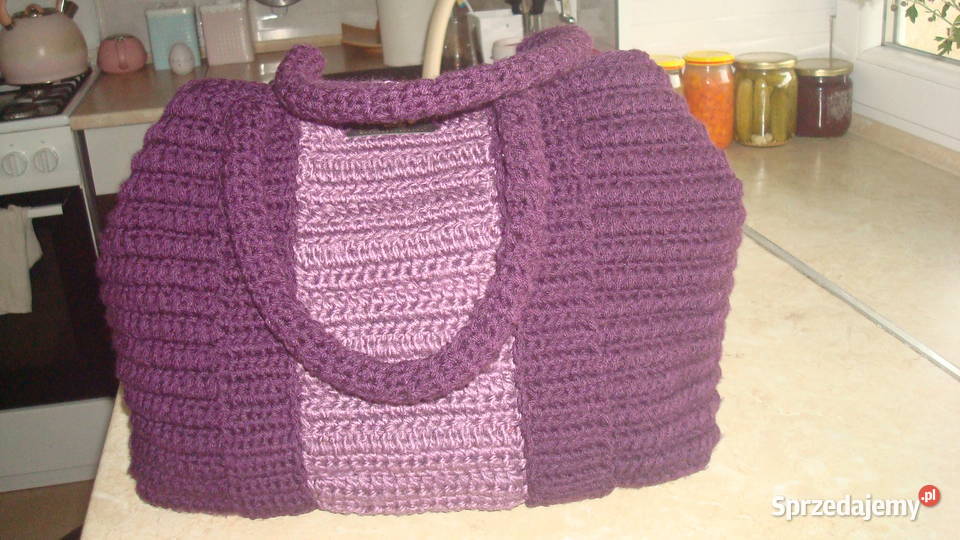 Duża torebka rękodzieło handmade 7
