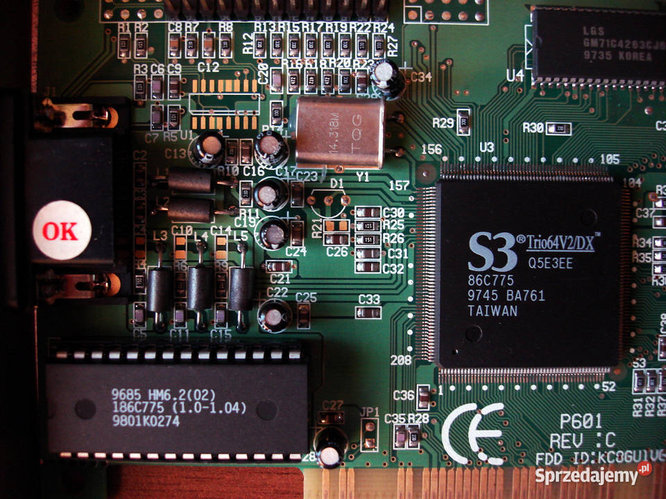 Karty graficzne retro Trident Cirrus Logic S3