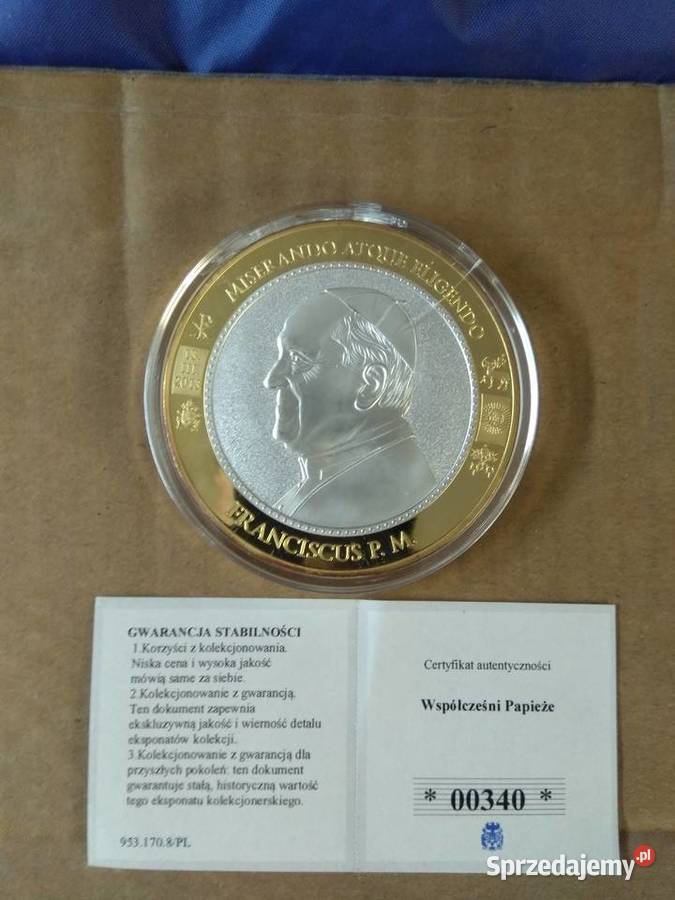 48 Medal okolicznościowy z serii współcześni Numizmatyka Chrząstawa Mała