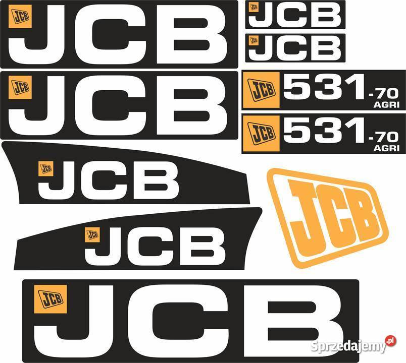 naklejki jcb 53170 agri i inne modele Jeżewo