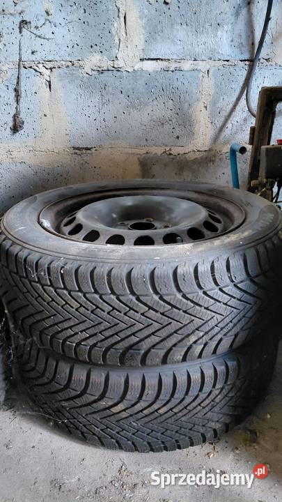 20555 r16 Pirelli felgi z oponami Zima stalowe wielkopolskie Kłodawa sprzedam