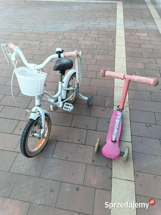 Rowerek dziecięcy i hulajnoga Rowerki Pępowo sprzedam