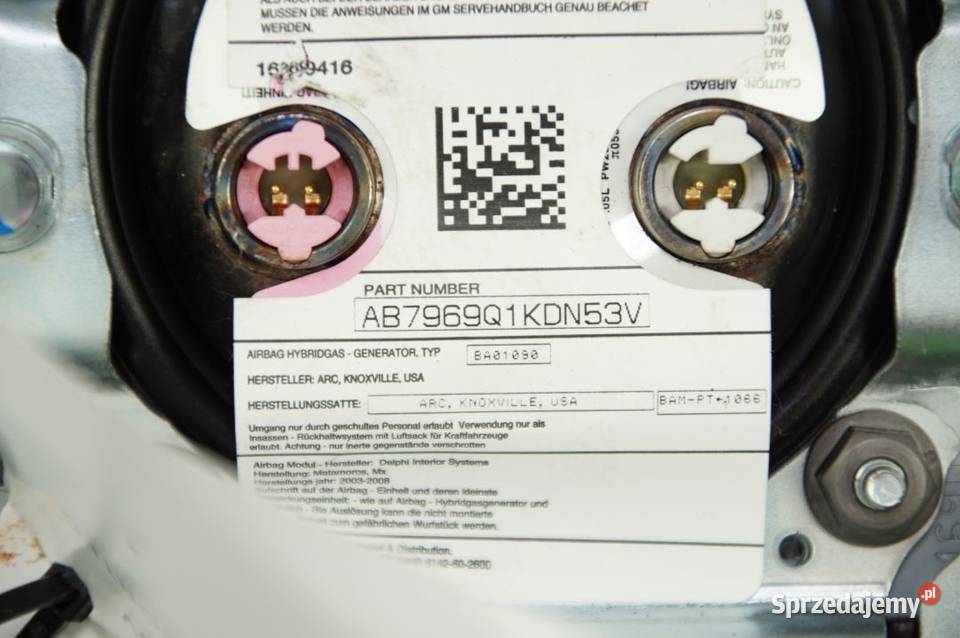 PODUSZKA AIRBAG CADILLAC ESCALADE ESV 2010 osobowe sprzedam