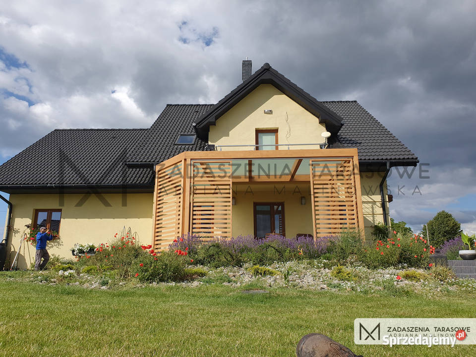 Nowoczesna pergola tarasowa dolnośląskie Strzegom