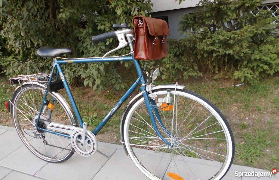 Torba skórzana do roweru to elegancja i szyk mazowieckie Warszawa sprzedam