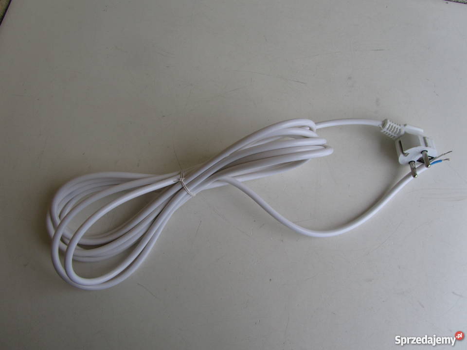 Kabel przewód elektryczny z wtyczką 2 x 05mm2 Części i akcesoria sprzedam
