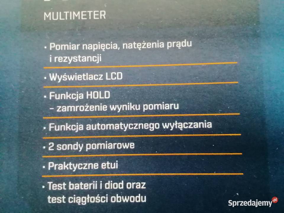 Multimetr sondy etui Nowy nierozpakowany Okazja Wieliczka