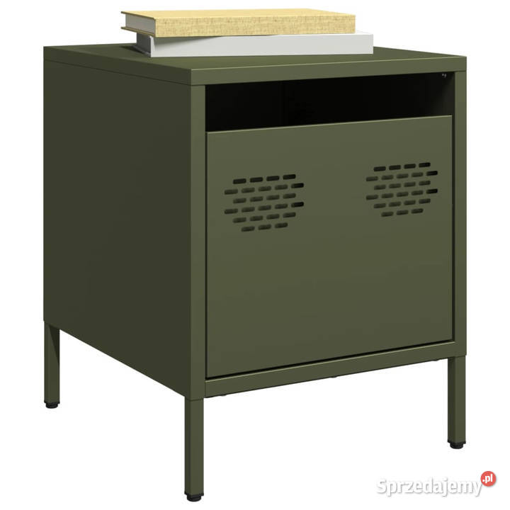 Szafka nocna oliwkowa zieleń 35x39x435 stal Warszawa