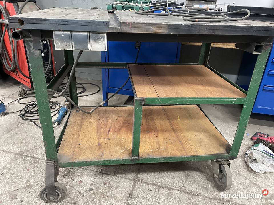Stół warsztatowy z imadłem i gniazdem do Tychy sprzedam