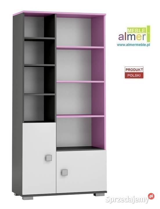 PINK Y22 regał młodzieżowy 90x40 w190 Chojnice