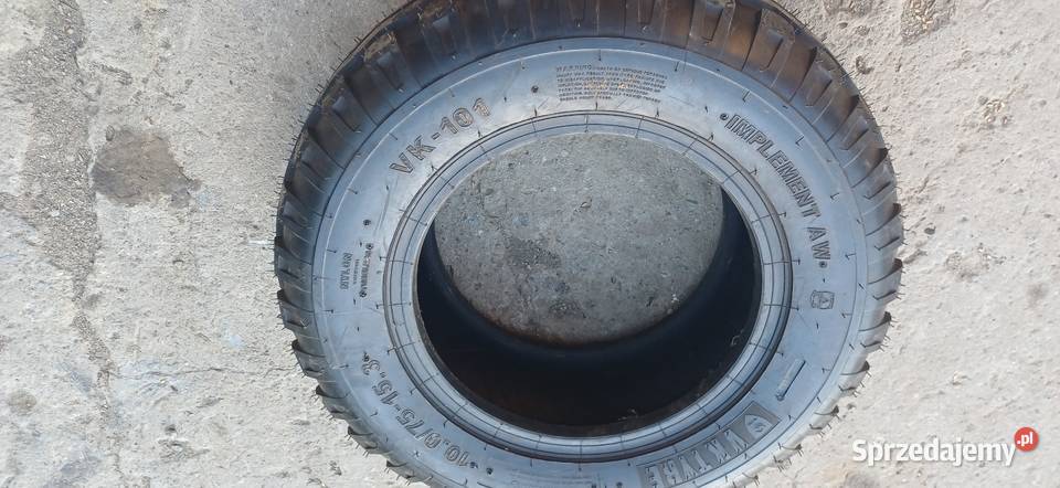 Opona 10x75x153 nowa balonowa Słomniki