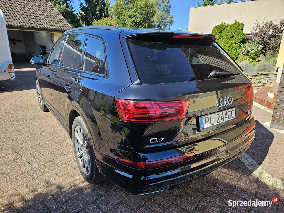 Audi Q7 II 30 50 TDI QUATTRO 7 osobowy Krajowy Czarny Las sprzedam