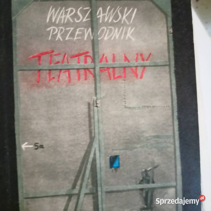 Warszawski Przewodnik Teatralny książki wysyłka Gdańsk