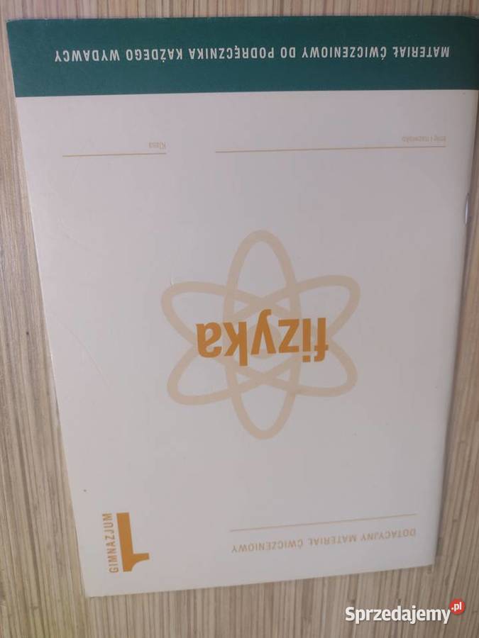 Fizyka gimnazjum zeszyt ćwiczeń Czarna