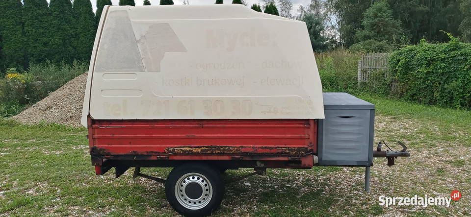 Przyczepa 750 zarejestrowana OC Polonez TRUCK Do samochodów osobowych Sieradz sprzedam