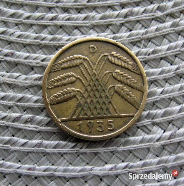 Niemcy Weimar 10Reichspfennig 1935r D Kalisz sprzedam