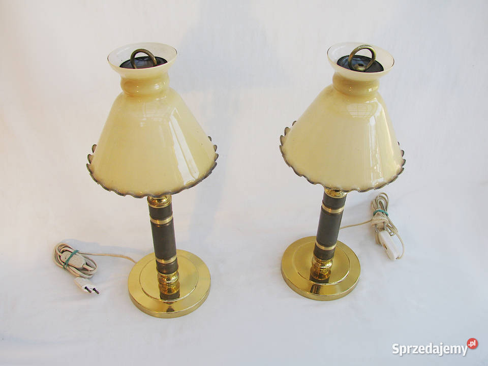 2 Lampki nocne mosiądz Szczecinek