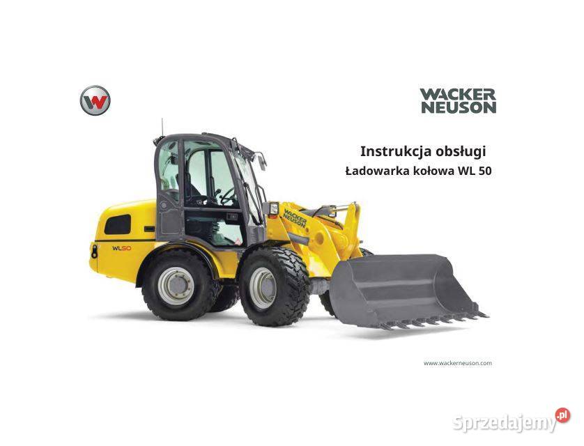 Wacker WL50 instrukcja obsługi instrukcja Kielce
