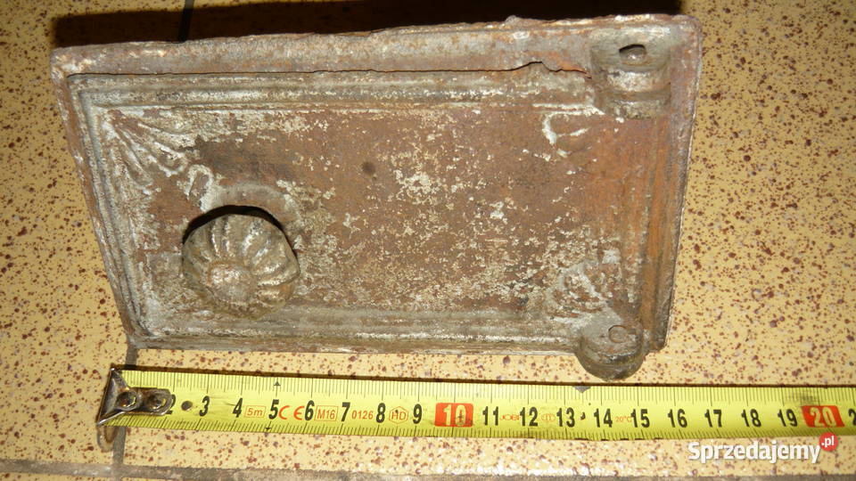 Drzwiczki żeliwne rewizyjne wyciorowe do pieca Sokółka