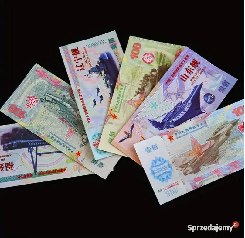 Kolekcjonerski zestaw banknotów z Wzorami Air Warszawa