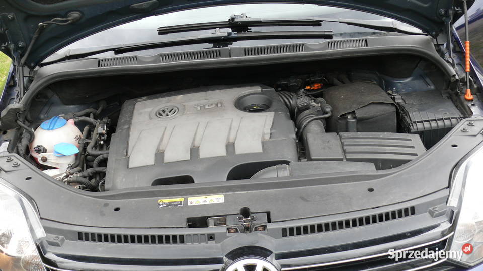 VW GOLF PLUS 16 TDI 2010r Sprowadzony klimatyzacja Sokółka