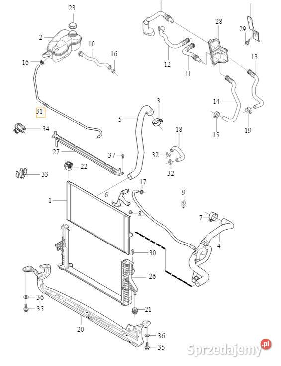 VOLVO C30 S40 V50 przewod zbiornika dolnośląskie Bielany Wrocławskie sprzedam