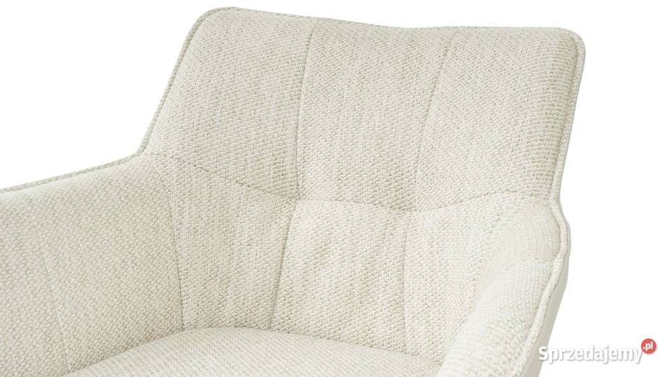 Krzesło Gaya obrotowe skóra połączona z tkaniną 82cm Bydgoszcz