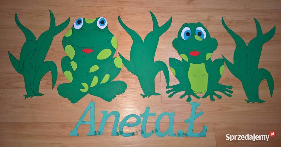 Dekoracje wiosenne dwustronne okienne z brystolu Pozostałe